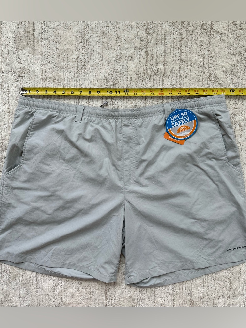 Columbia PFG Backcast III Water Shorts Big&Tall Size 3XL 8” Inseam Cool Grey - Picture 8 of 12